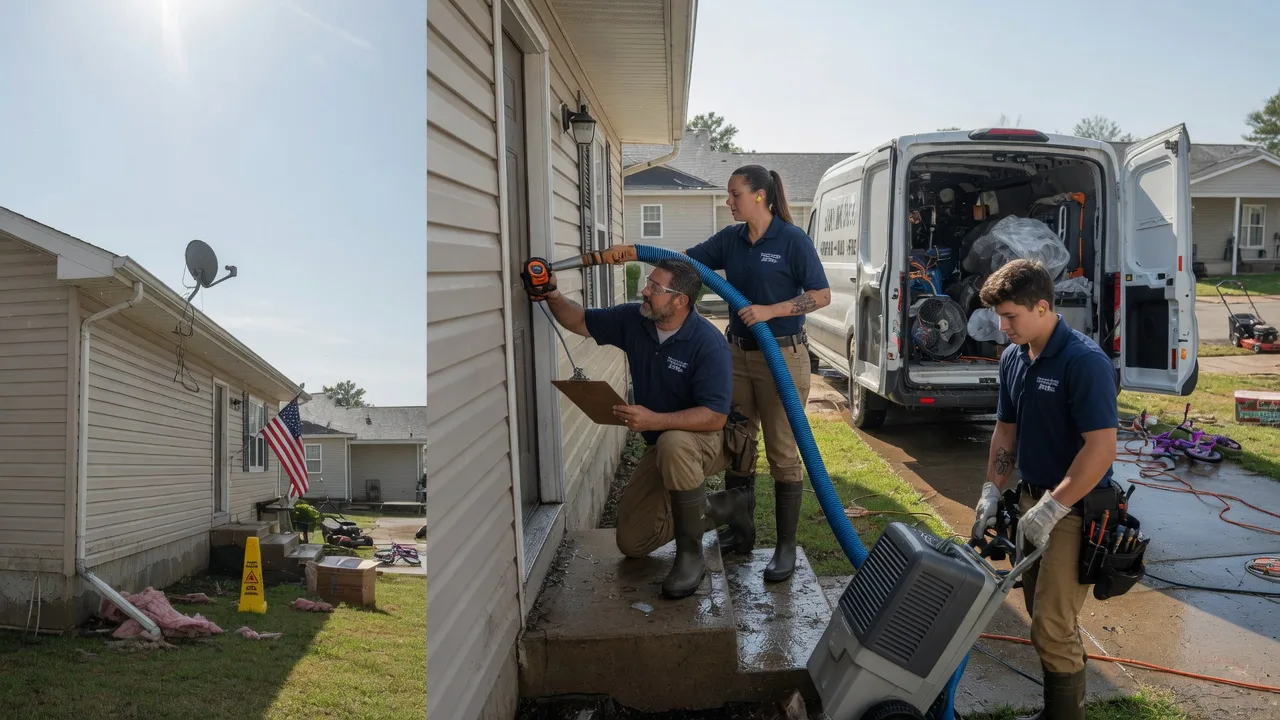 Ceiling Water Damage Restoration in Farmersburg, IA near me
